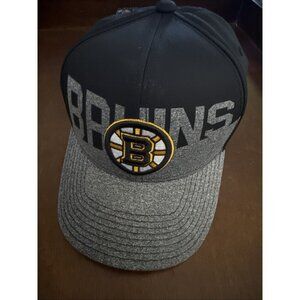 Boston Bruins Hat Cap Snapback Black NHL Adidas Hockey OSFA. New.